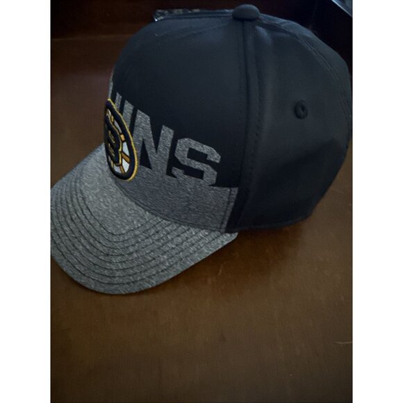 Boston Bruins Hat Cap Snapback Black NHL Adidas Hockey OSFA. New. - Picture 2 of 8